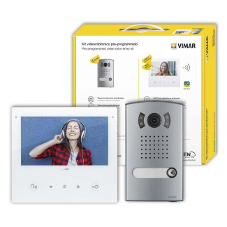 Elvox K40517.E Video Door Entry Kit - 1 Door, Colour