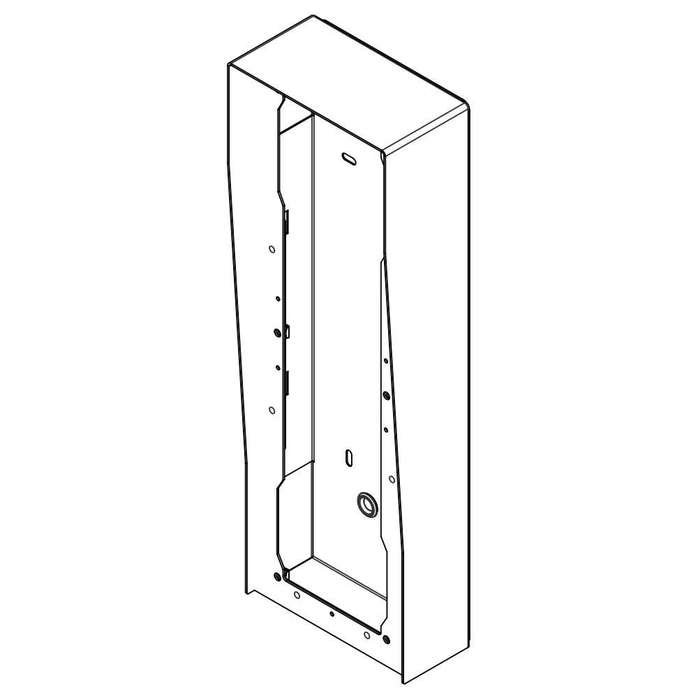 40441 surface back box profile view