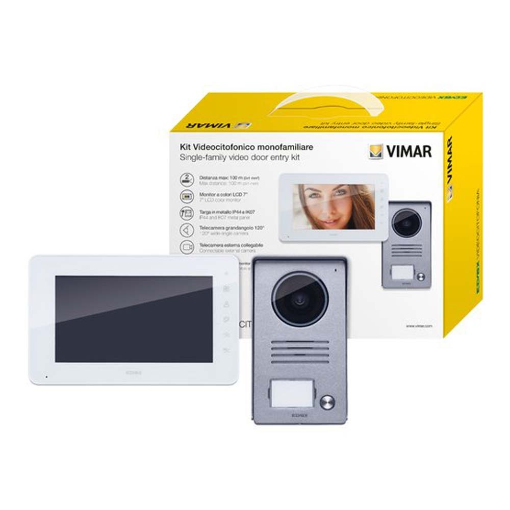 Video Door Entry Kit with 7 inch Screen Colour Monitor