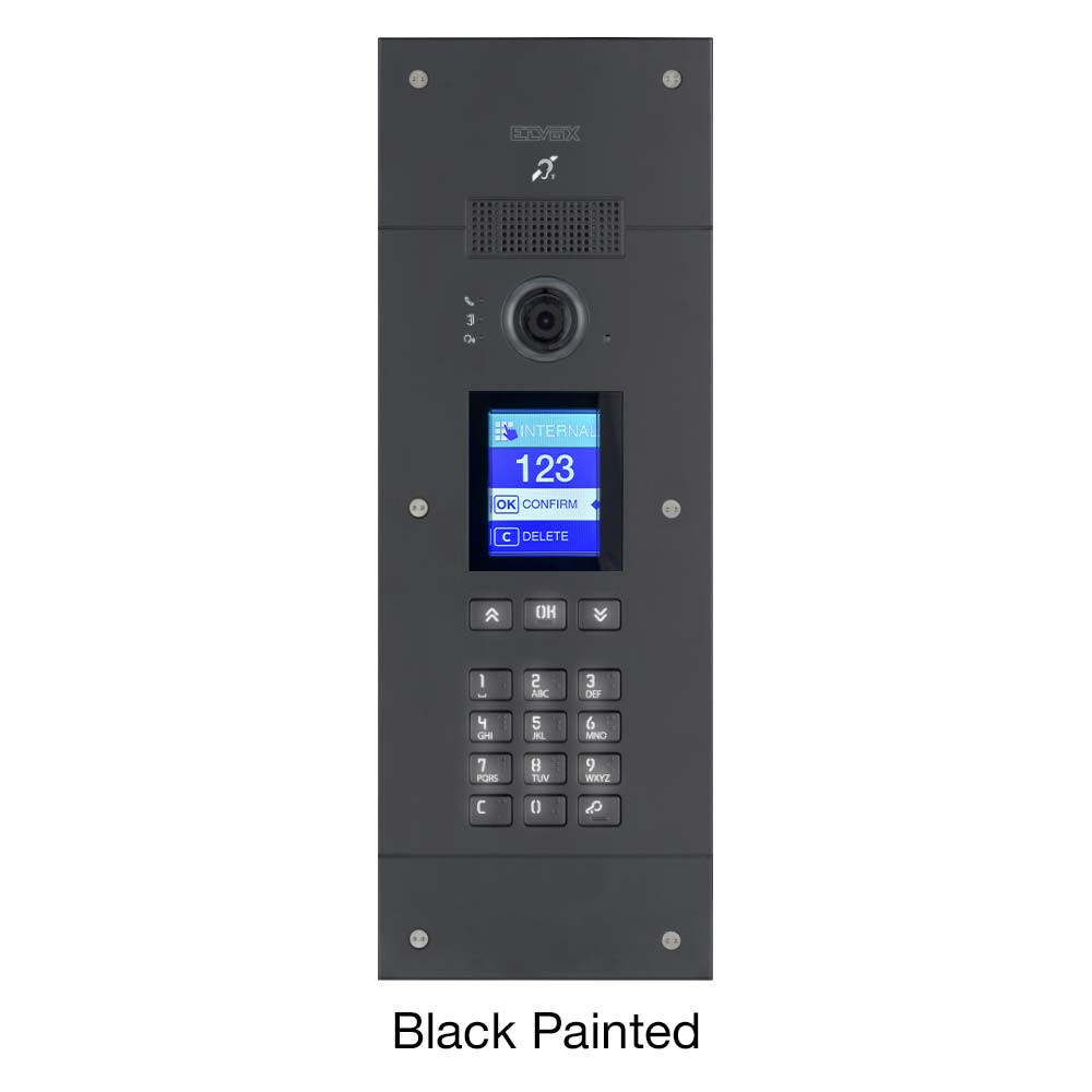 Pixel Up Door Entry Panel - Black Painted