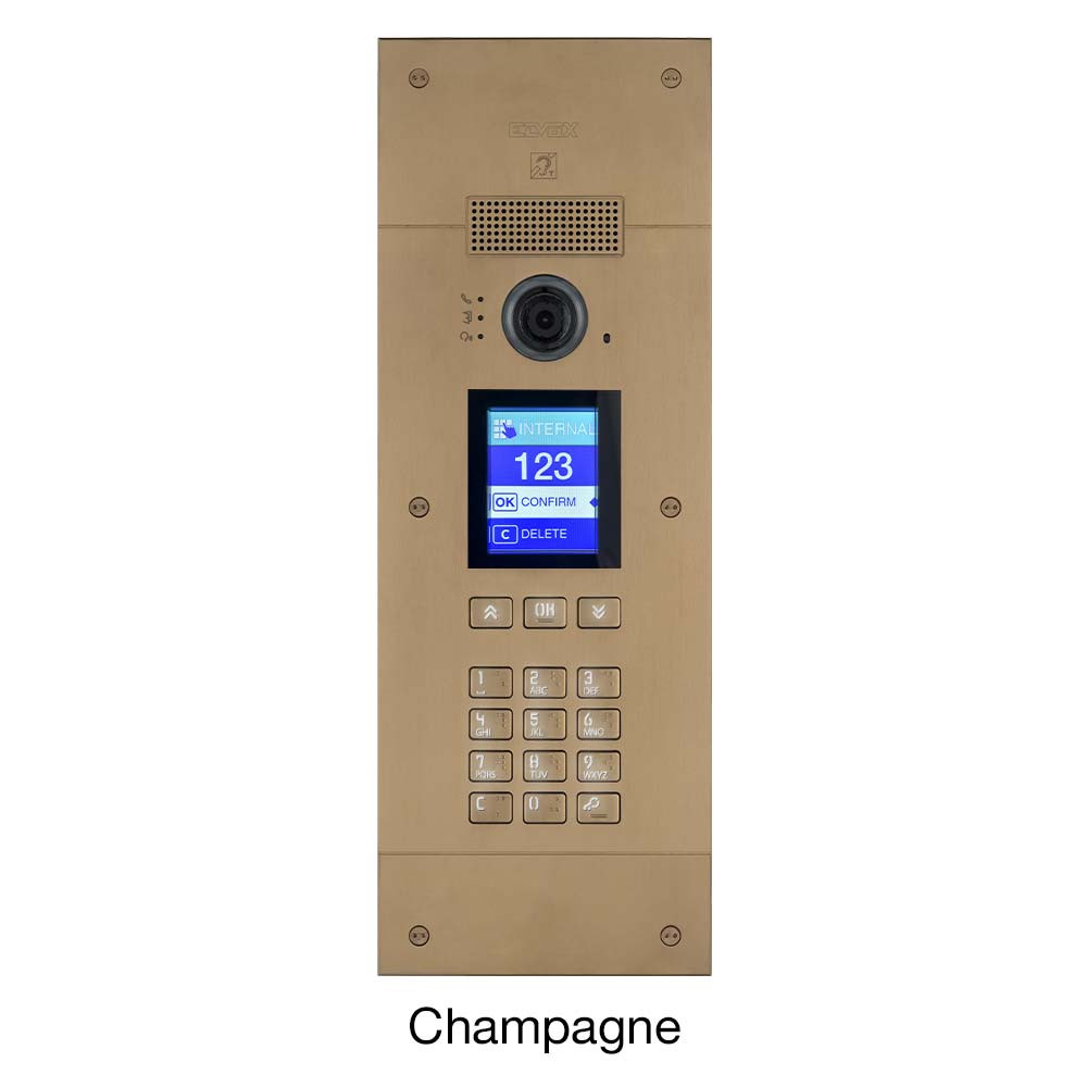 Pixel Up Door Entry Panel - Champagne