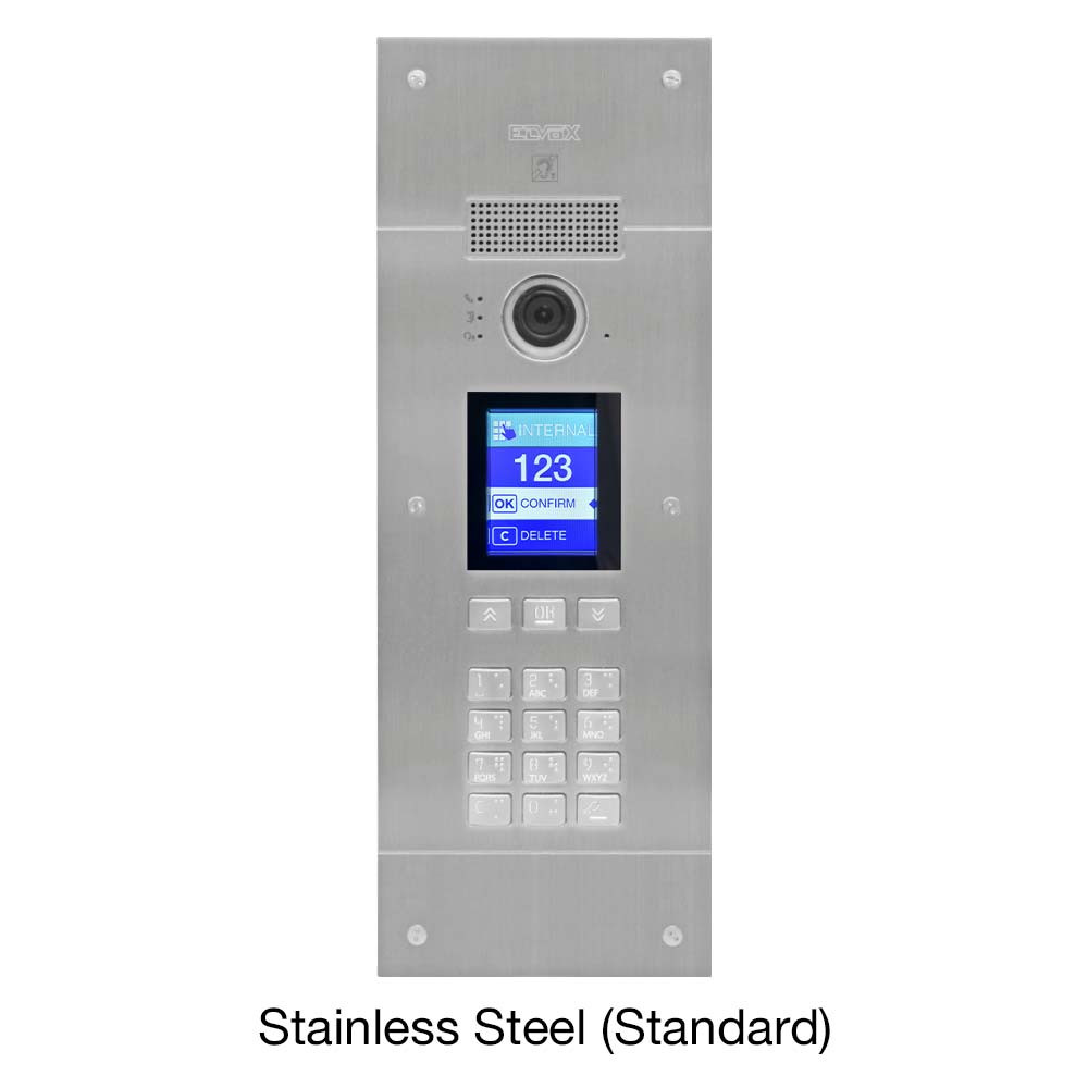 Pixel Up Door Entry Panel - Stainless Steel
