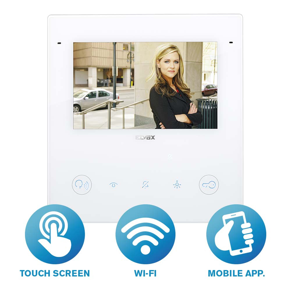 Elvox TAB 5S Touch WiFi Mobile App video monitor