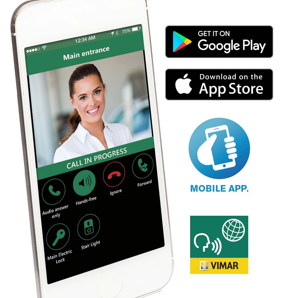 Elvox TAB 7 Mobile App Door Entry Video Monitor