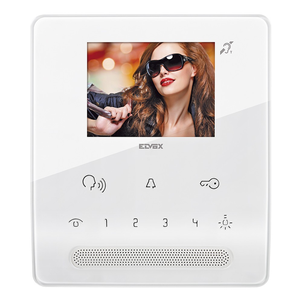 Elvox TAB Hands Free Video Door Entry Handset in White