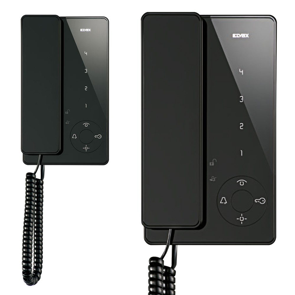Elvox TAB Jr. Audio Door Entry Handsets Black option