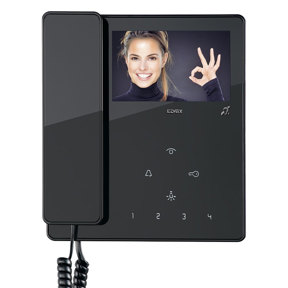 Elvox TAB Widescreen Video Door Entry Handset Black Option