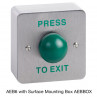 Press-to-Exit Button - Surface Mounting - AEB6/AEBBOX