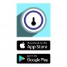 Smartphone App download from App Store and Google Play