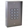 K50i Access Control keypad in Stainless Steel - surface mounting with hood