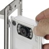 Elvox Pixel hinged access for easy wiring and installation