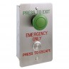 Vandal Resistant Press-to-Exit Button with Timed Reset Type VFET2