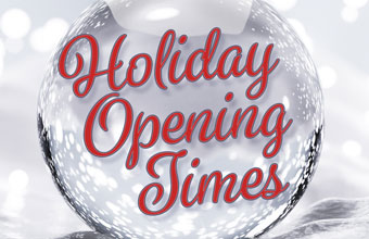 Holiday Opening Times Christmas 2022