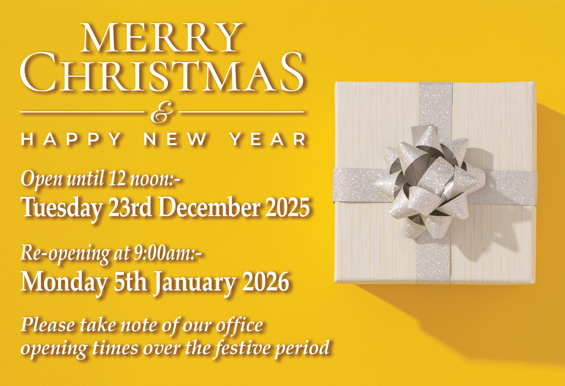 Raytel Security Systems Holiday Opening Times